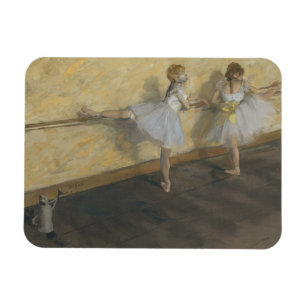 Imán Bailarines de Edgar Degas el que practican en la