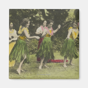 Imán Bailarines de HawaiiHula en ColorHawaii