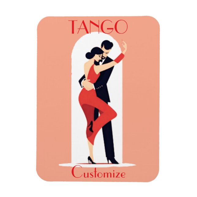 Imán Bailarines de tango Thunder_Cove (Vertical)
