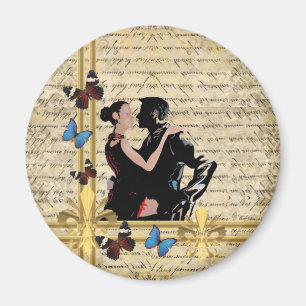 Imán Bailarines del tango del vintage