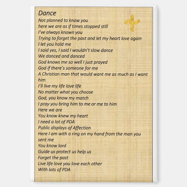 imán "Baile" (Anverso)