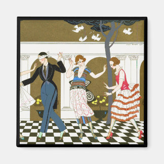 Imán Baile Art Deco