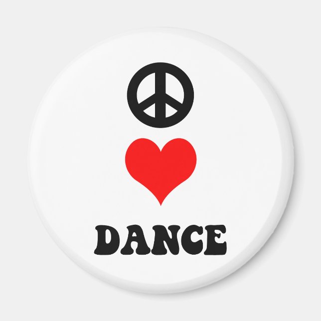 Imán Baile de amor por la paz (Frente)