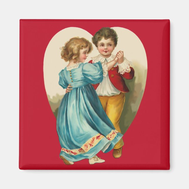 Imán Baile de niño y Chica (Frente)