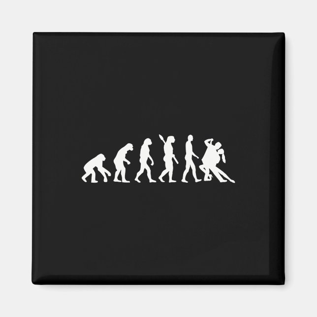 Imán Baile de tango de evolución (Frente)