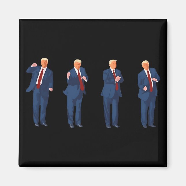 Imán Baile de Trump 4 de Julio Trump 2025  (Frente)