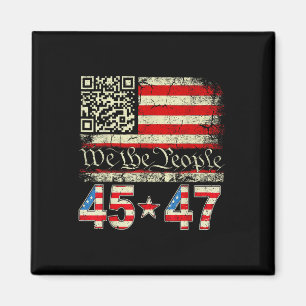 Imán Baile de Trump Troll Qr Código de baile de Trump d