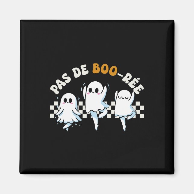 Imán Baile Fantasma Fantasma Halloween (Frente)