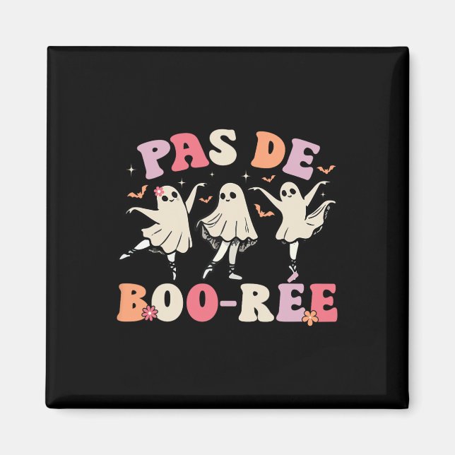 Imán Baile Halloween de bailarina de Byllet Fantasma (Frente)