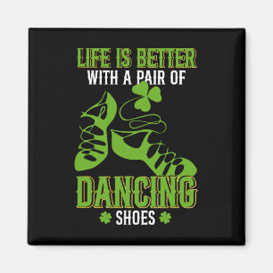 Imán Baile irlandés con un par de zapatos zapateado irl