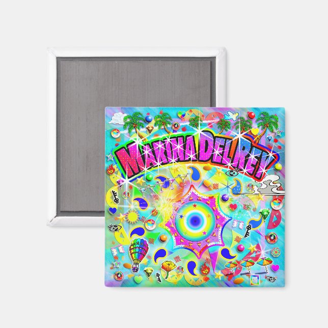 Imán Baile Místico de Marina Del Rey (Anverso/Reverso)