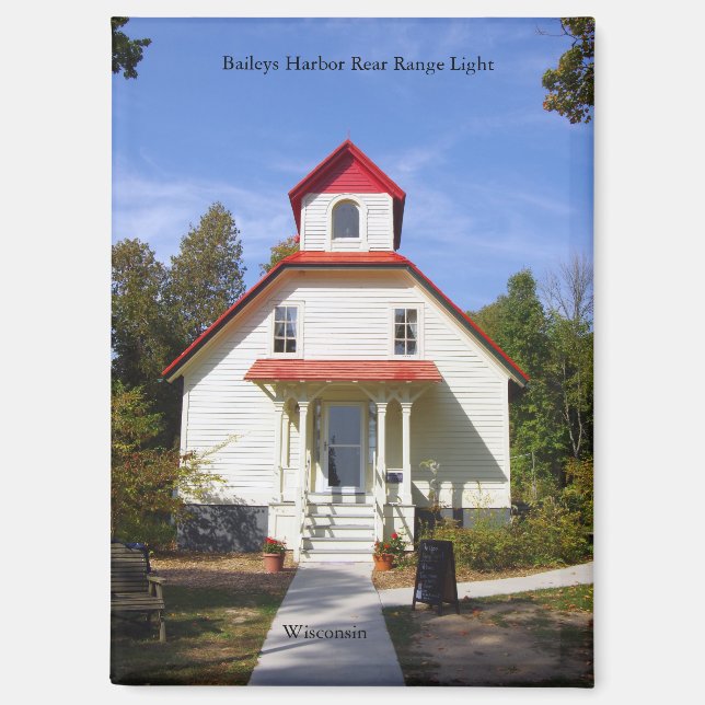 Imán Baileys Harbor Rear Range Light magnet (Anverso)