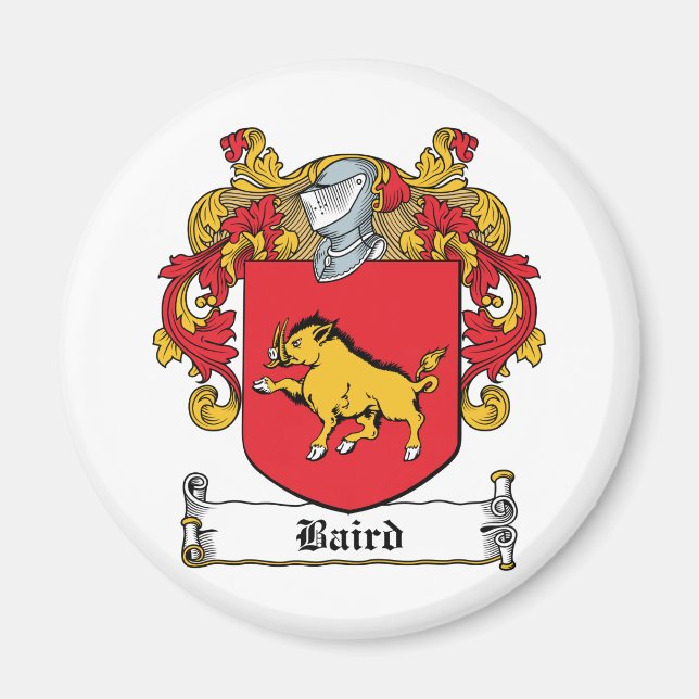 Imán Baird Family Crest (Frente)
