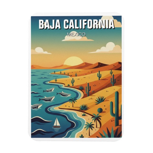 Imán Baja California (Vertical)