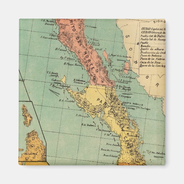 Imán Baja California, México (Frente)