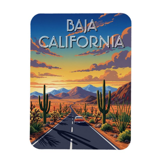 Imán Baja California México Viajes (Vertical)