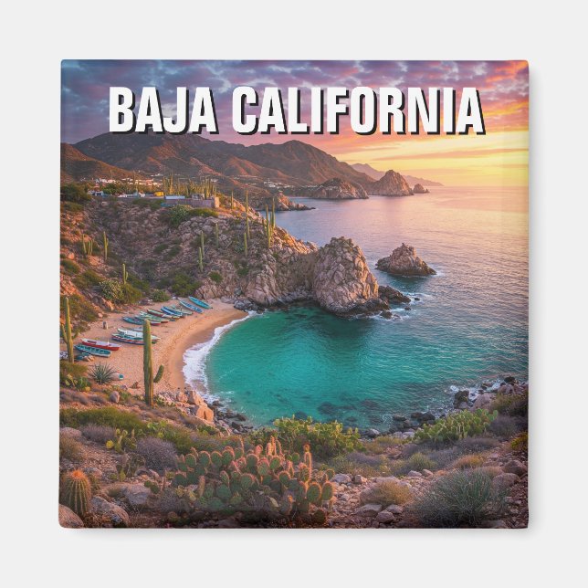 Imán Baja California México Viajes (Frente)