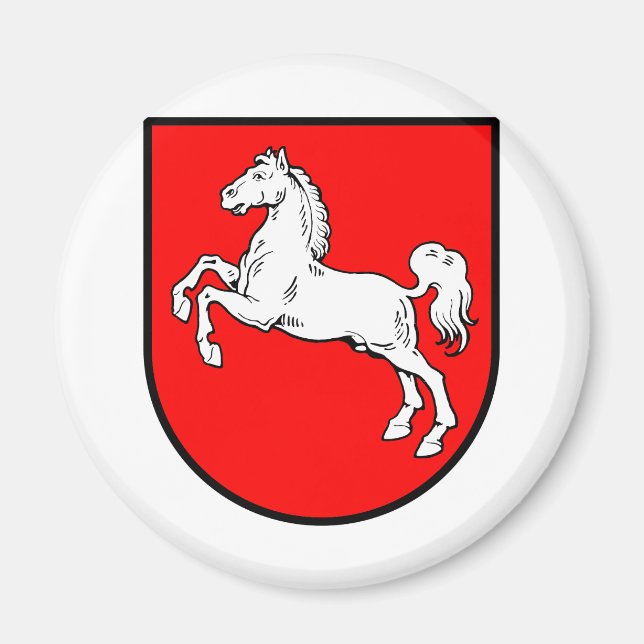 Imán Baja Sajonia escudo de armas (Frente)