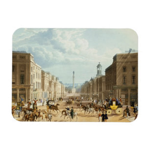 Imán Baje la calle regente, pub. por Ackermann, c.1835