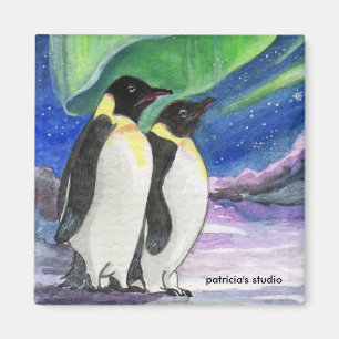 Imán Bajo arte ligero del pingüino
