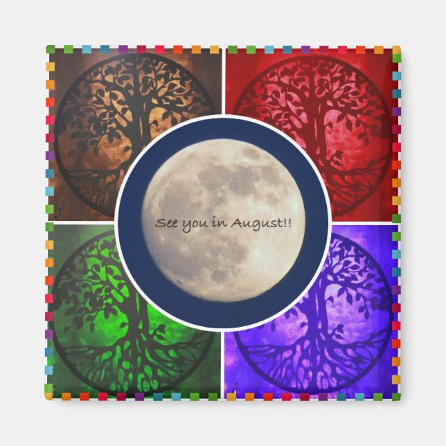 Imán Bajo Cielos de Agosto... (Frente)