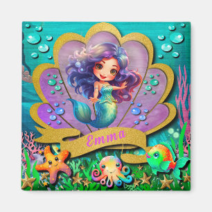 Imán Bajo el Mar y Cumpleaños de Sirena Fiesta