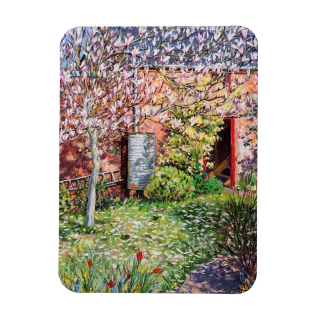 Imán Bajo la Magnolia (Vertical)