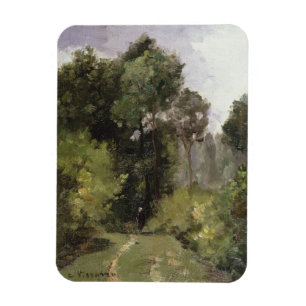 Imán Bajo los árboles, 1864 (petróleo a bordo)