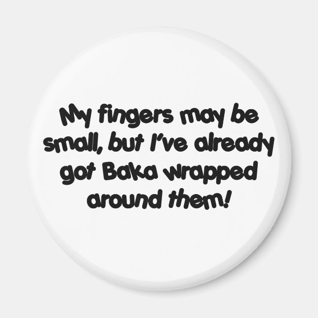 Imán ¡Baka&apos! (Frente)