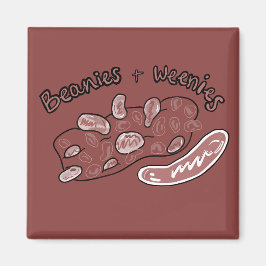 Imán Baked Beans and Hot Dogs, Nostalgia Magnet