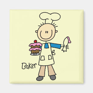 Imán Baker Con Pastel