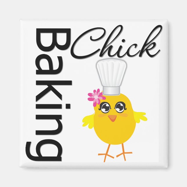 Imán Baking Chick (Frente)