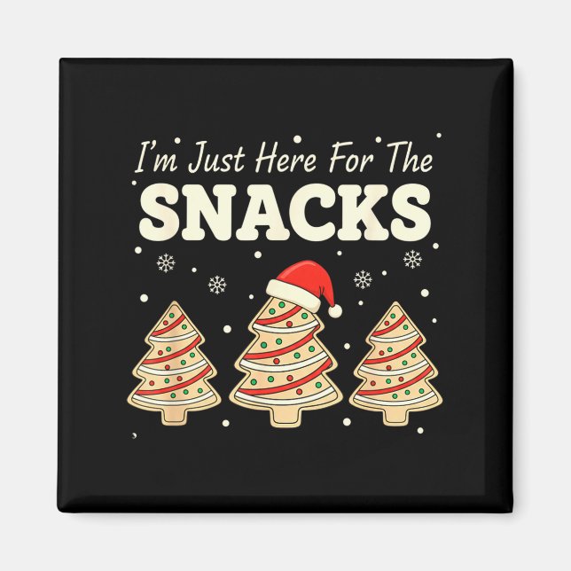 Imán Baking I'm Just Here For The Snacks Christmas Cook (Frente)