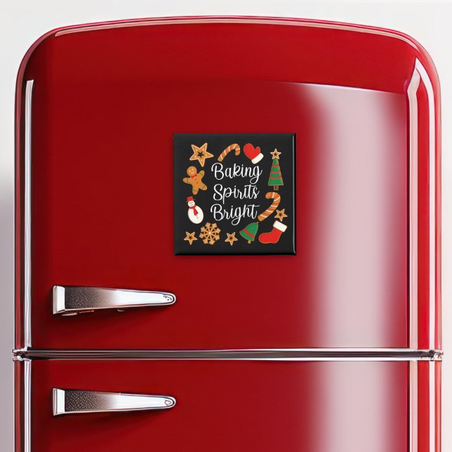 Imán Baking Spirit Bright Gingerbread Navidades Cookie (Subido por el creador)