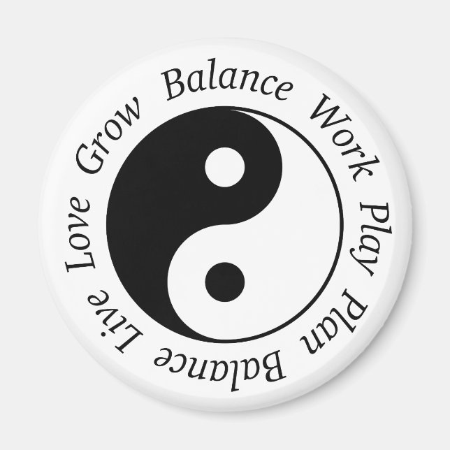 Imán Balance de Yin Yang Magnet (Frente)