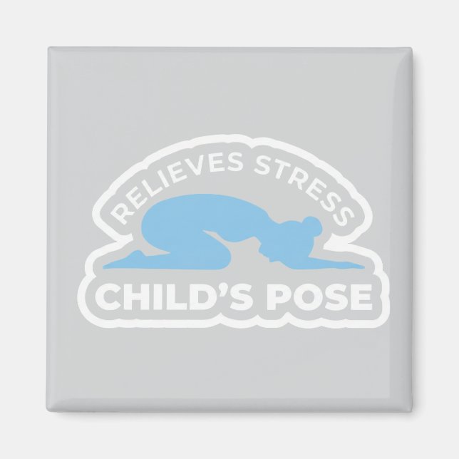 Imán Balasana Child’s Pose • Relieves Stress Yoga (Frente)