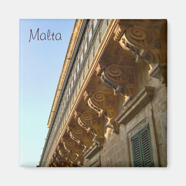 Imán Balcon tradicional maltés (Frente)