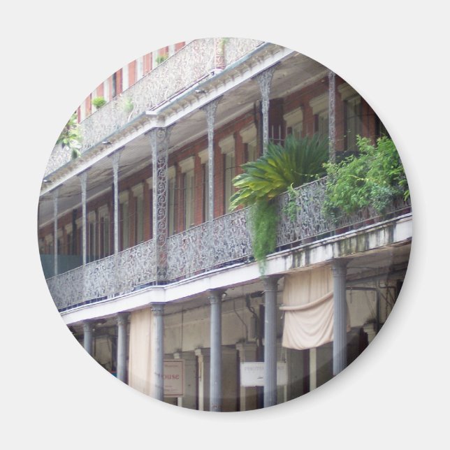 Imán Balcones en el barrio francés (Frente)