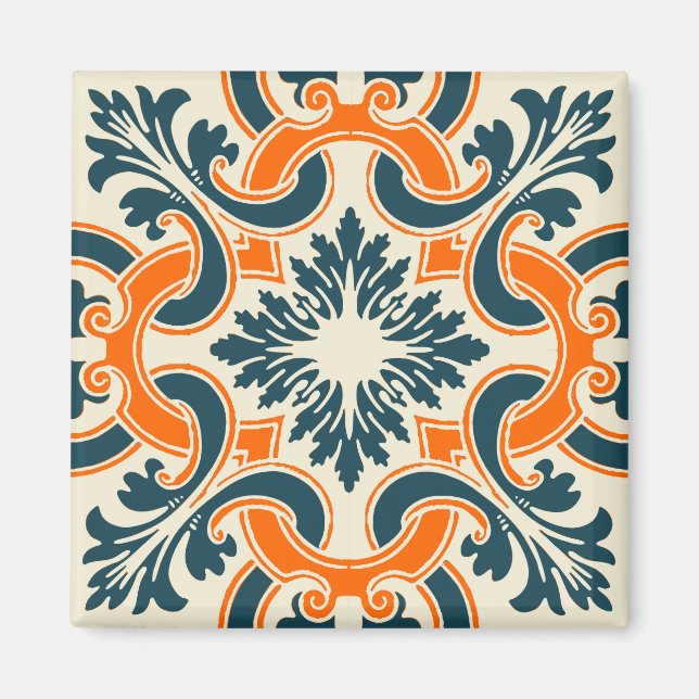 Imán Baldosa azul portuguesa (Frente)