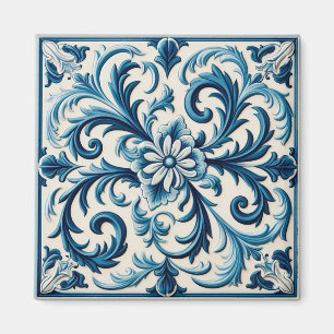Imán Baldosa azul portuguesa