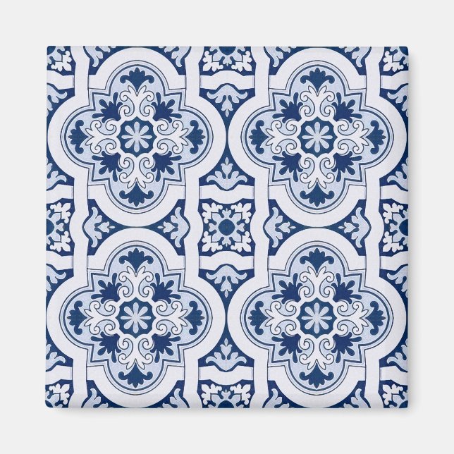 Imán Baldosa azul portuguesa (Frente)