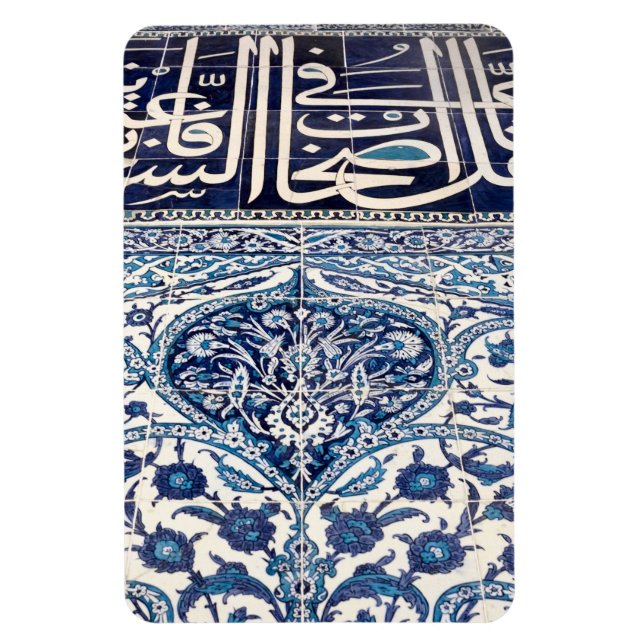 Imán Baldosas iznik antiguas de Turquía (Vertical)
