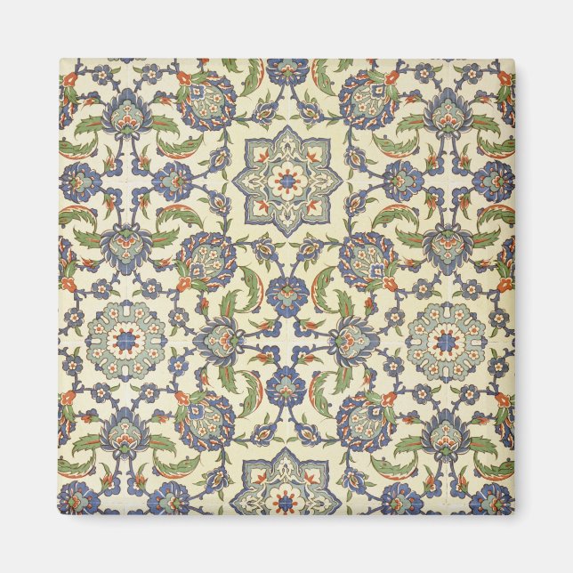 Imán Baldosas murales de Qasr Rodouan, del 'Arte árabe  (Frente)