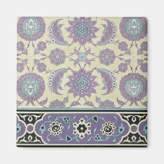 Imán Baldosas murales del Palacio de Ismayl-Bey, de 'Ar (Frente)