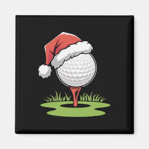 Imán Ball De Golf Santa Para Navidades Navidades De Bol
