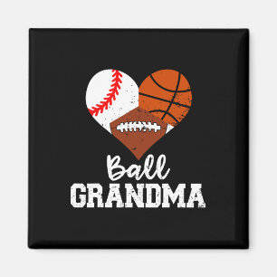 Imán Ball Grandma Fun Baloncesto