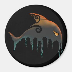 Imán ballena asesina Halloween