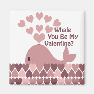 Imán Ballena que seas mi Valentín