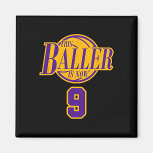 Imán Baller De Baloncesto De Nacimiento De 9 Años De Ed