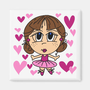 Imán Ballerina Chica